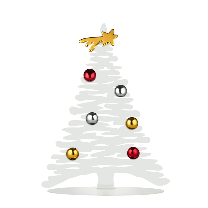 Bark for Christmas H 30 cm de Alessi en blanc