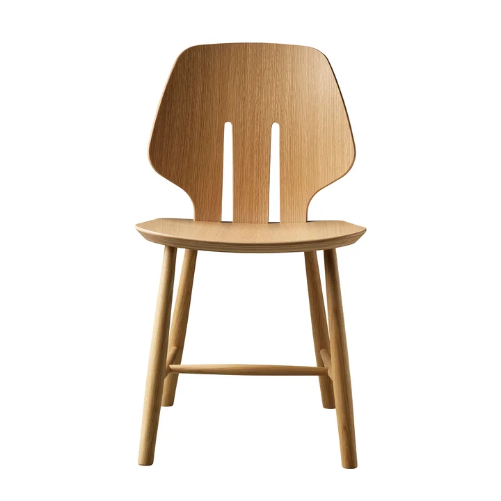 Chaise J67, chêne laqué clair par FDB Møbler
