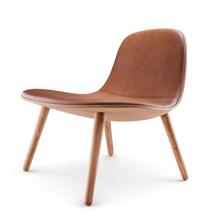 Eva Solo Abalone Lounge Chair de Eva Solo en chêne naturel / cognac