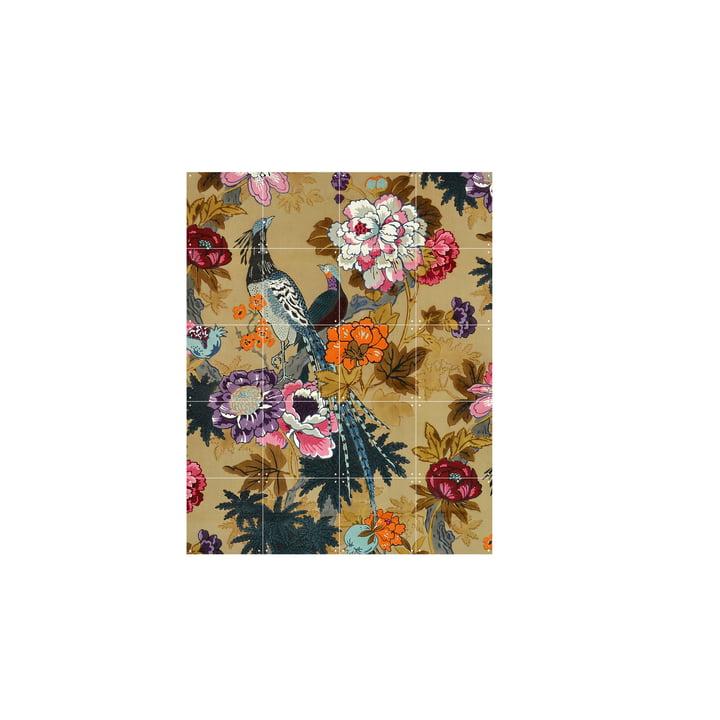 Oiseaux tropicaux (Morton Sundour Fabrics Ltd, Angleterre) 80 x 100 cm de IXXI