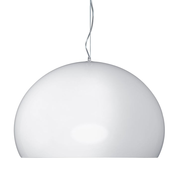 Grand luminaire suspendu FL/Y, blanc brillant de Kartell