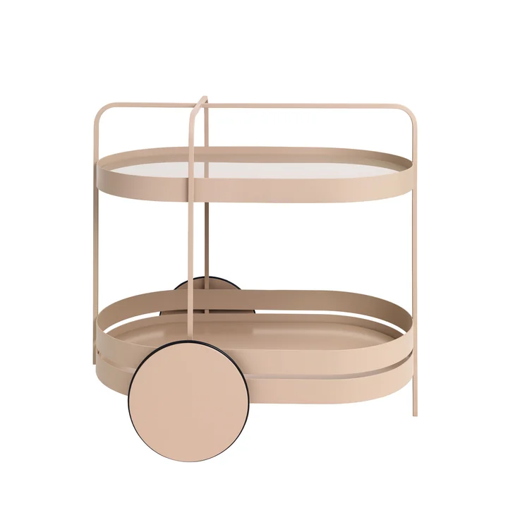 Chariot de service Grace de Schönbuch en bois de rose