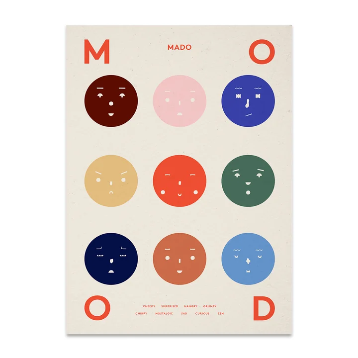 Nine Moods 50 x 70 cm de Paper Collective