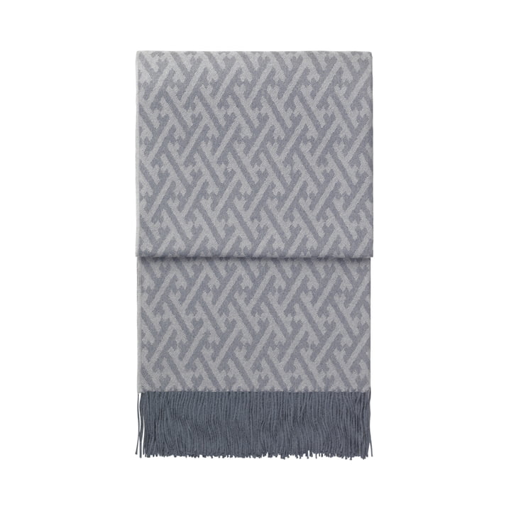 Superbe couverture, gris bleu / gris par Elvang