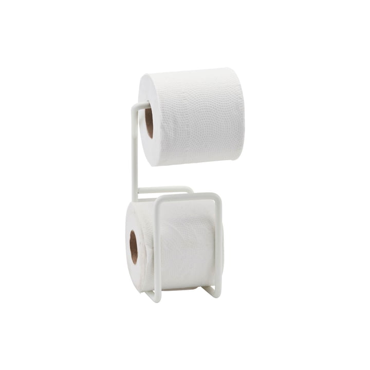 Par l'intermédiaire d'un porte-papier hygiénique, blanc par House Doctor