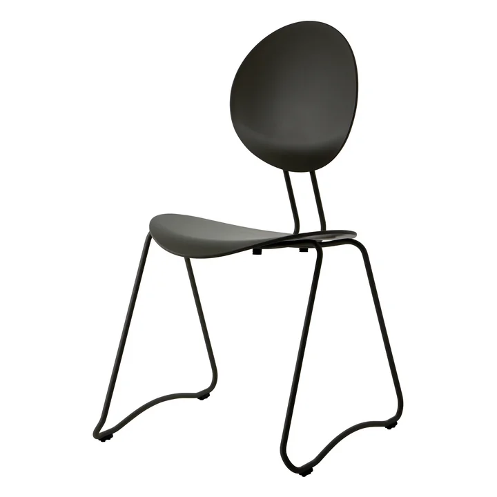 Fauteuil Flex, RAL 9011 noir par Verpan