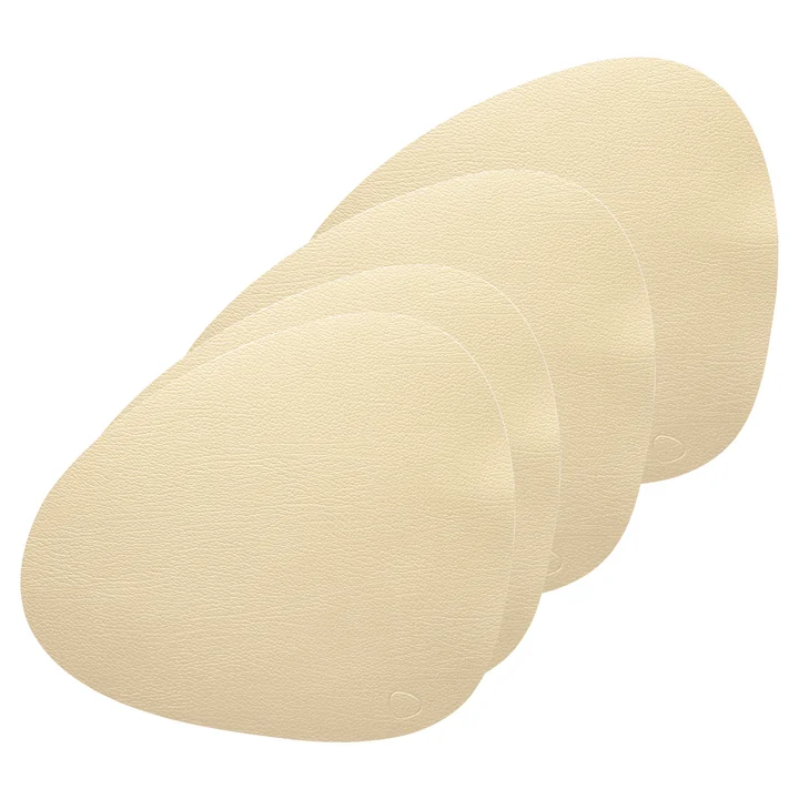 Set de table Curve L de Lind DNA en or Hippo (set de 4)