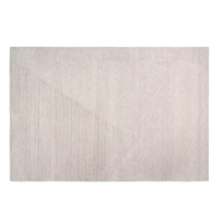 Row tapis, large / gris clair de Northern