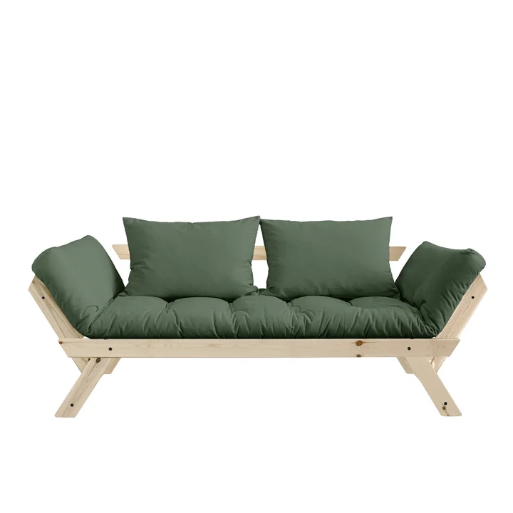 Bebop Canapé de Karup Design en pin naturel / vert olive