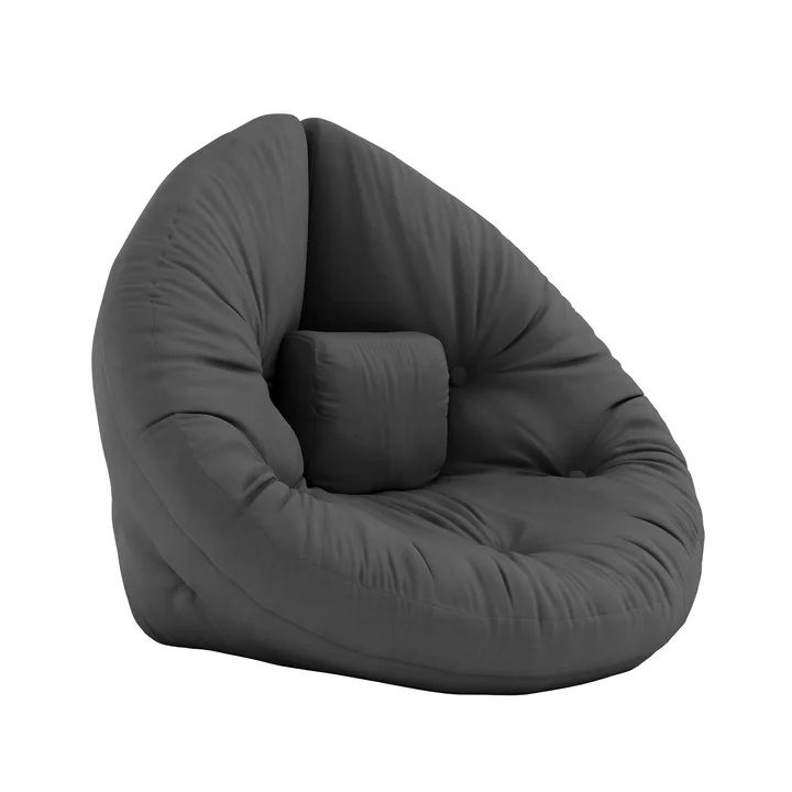Nido Mini Fauteuil pliable de Karup Design en gris foncé