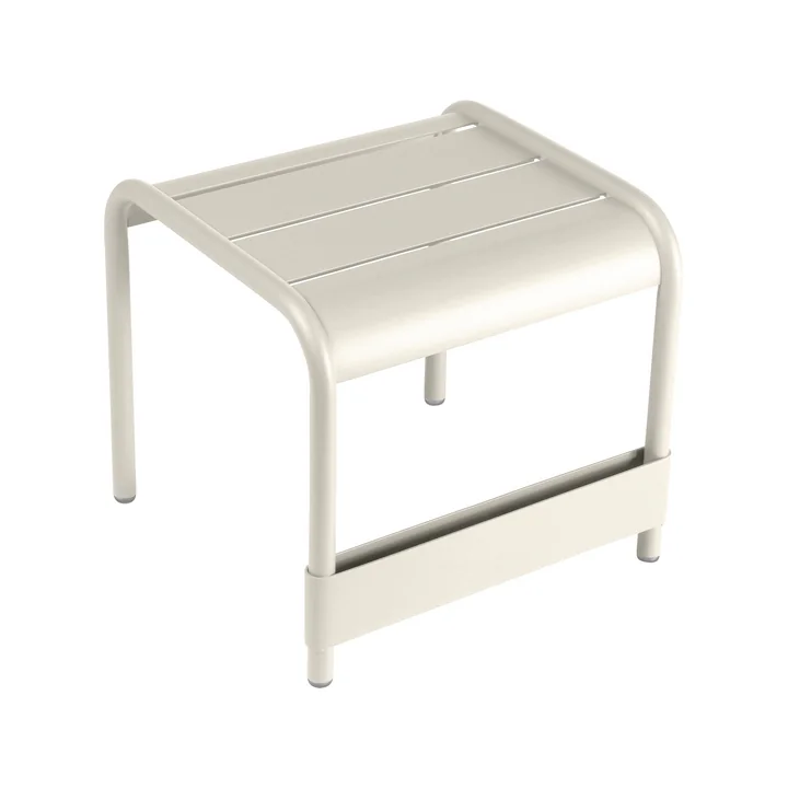 Luxembourg Table basse / repose-pieds, gris argile de Fermob