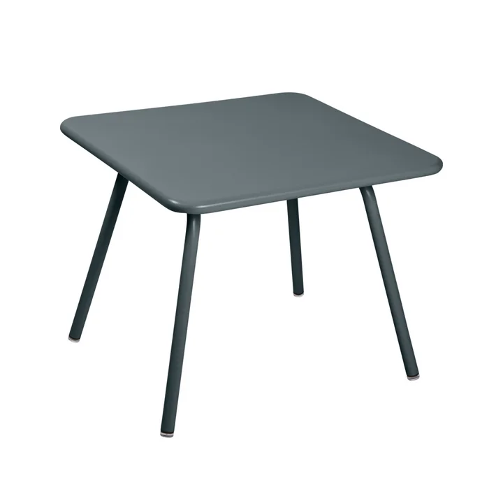 Luxembourg Kid Table d'enfant, 57 x 57 cm, gris orageux par Fermob