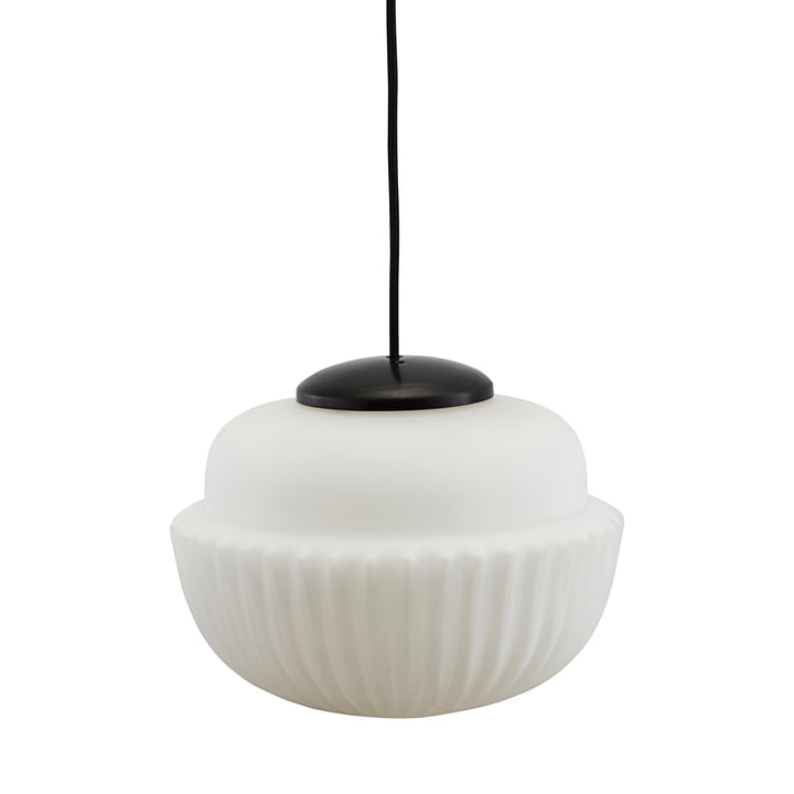 Acorn lampe à suspension Ø 29 x H 21,5 cm de House Doctor en blanc