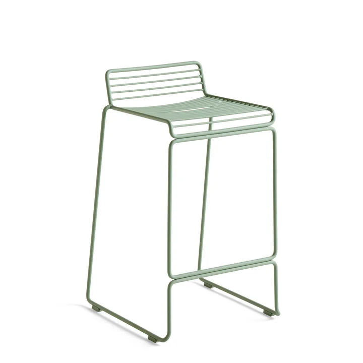 Hee Tabouret de bar low, fall green de HAY