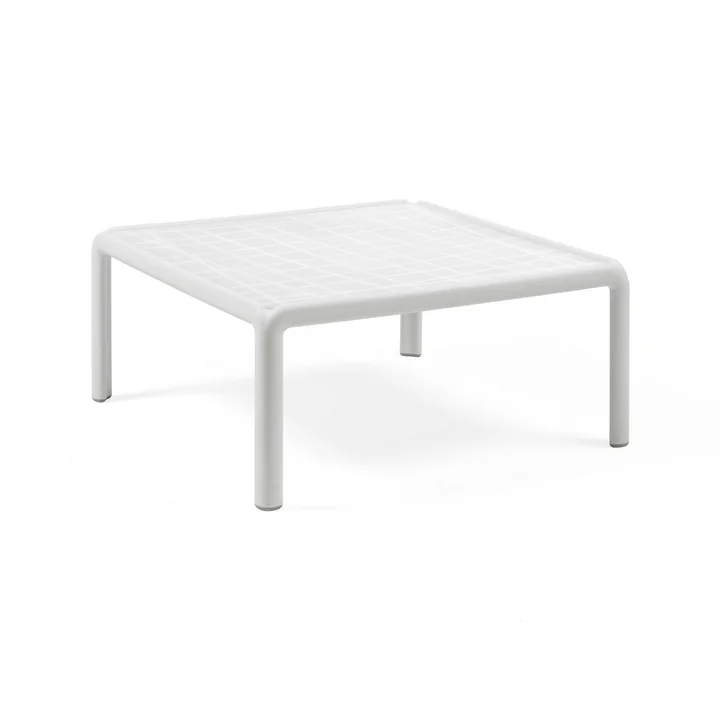 Komodo Table de jardin 70 x 70 cm, blanc de Nardi