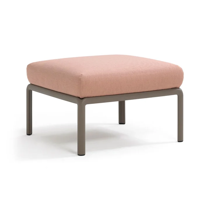 Komodo Pouf, tortora / pink quarzo de Nardi