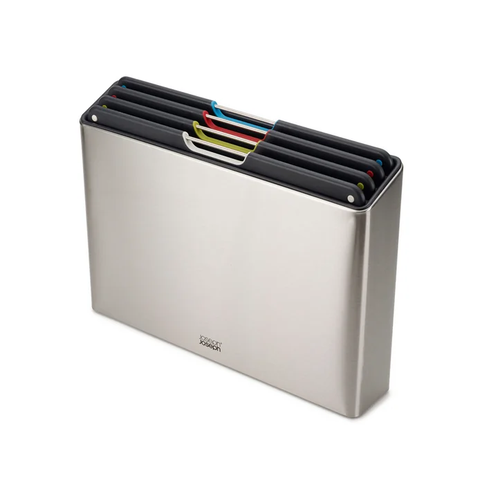 Folio Planches à découper en acier inoxydable (4 pièces) de Joseph Joseph