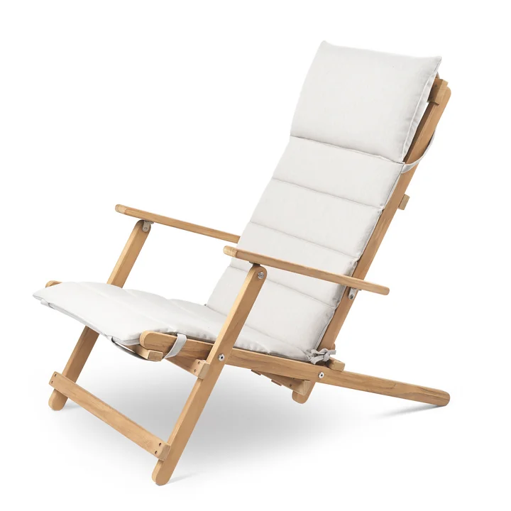 BM5568 Chaise longue avec coussins Carl Hansen en teck non traité