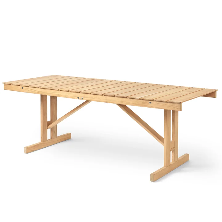 BM1771 Table 78 x 19 4. 5 cm Carl Hansen en teck non traité