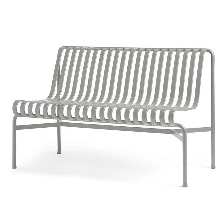 Palissade Dining Bench sans accoudoirs de HAY en sky grey
