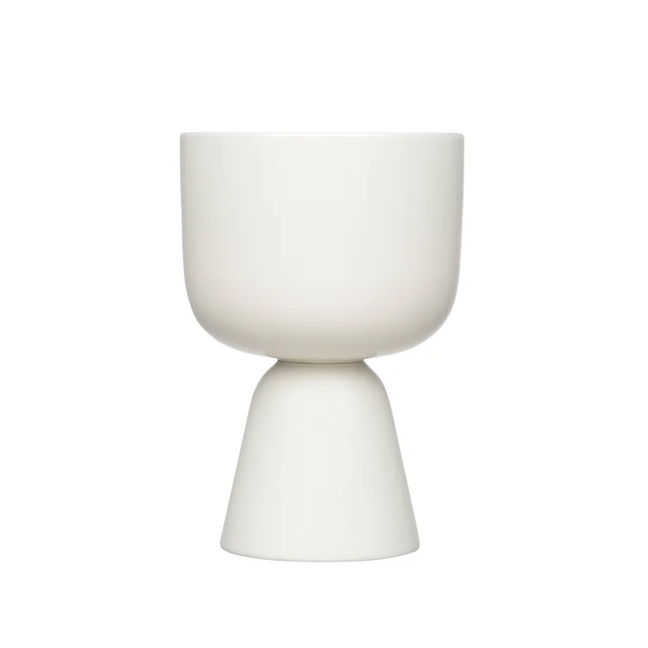Pot de fleur de nappe 230 x 155 mm de Iittala en blanc