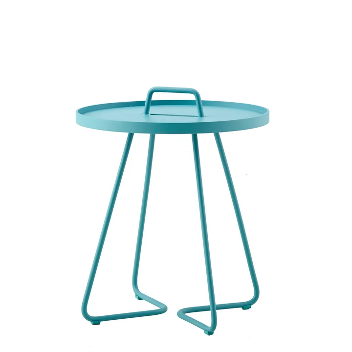On-the-move Table d'appoint Ø 44 x H 52 cm de Cane-line en aqua