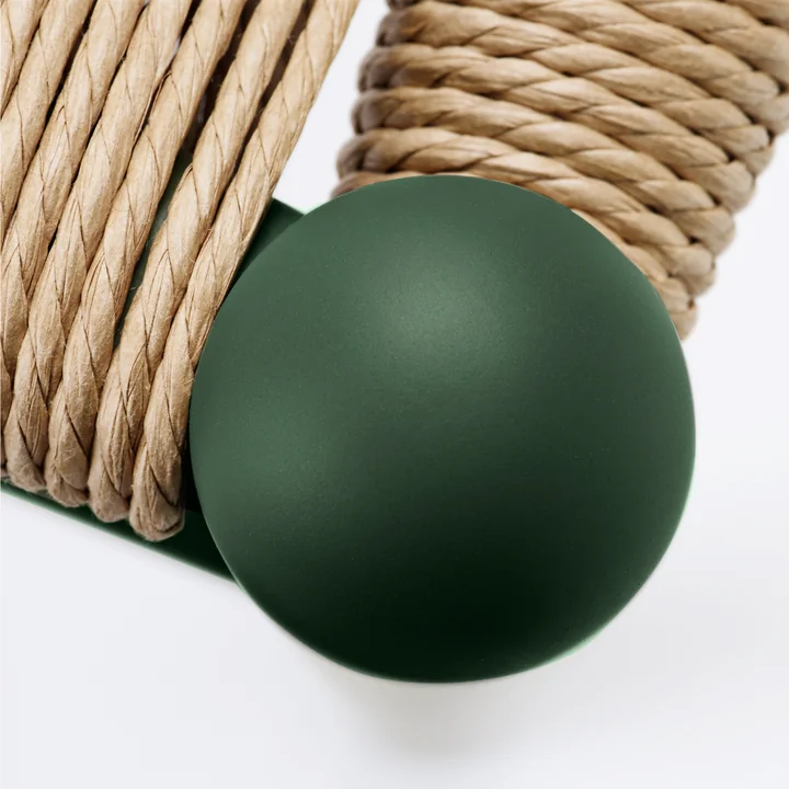 CH24 Wishbone Chair de Carl Hansen en soft green / tressage naturel