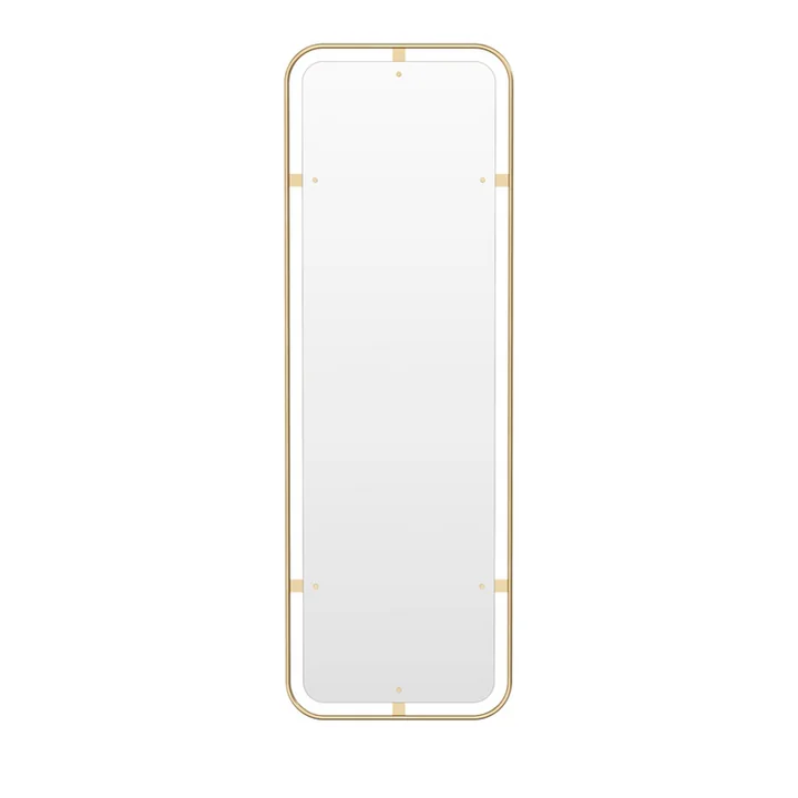 Miroir Nimbus vertical, laiton poli de Audo