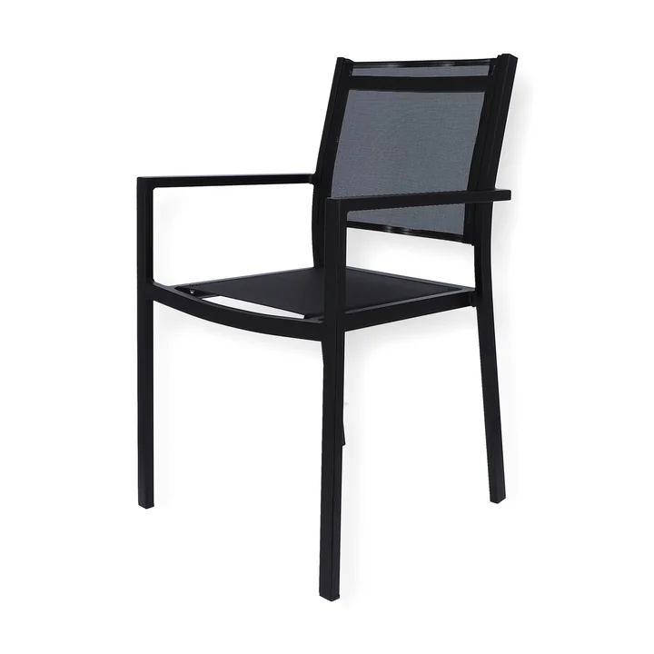 Aria Fauteuil empilable de Fiam en noir