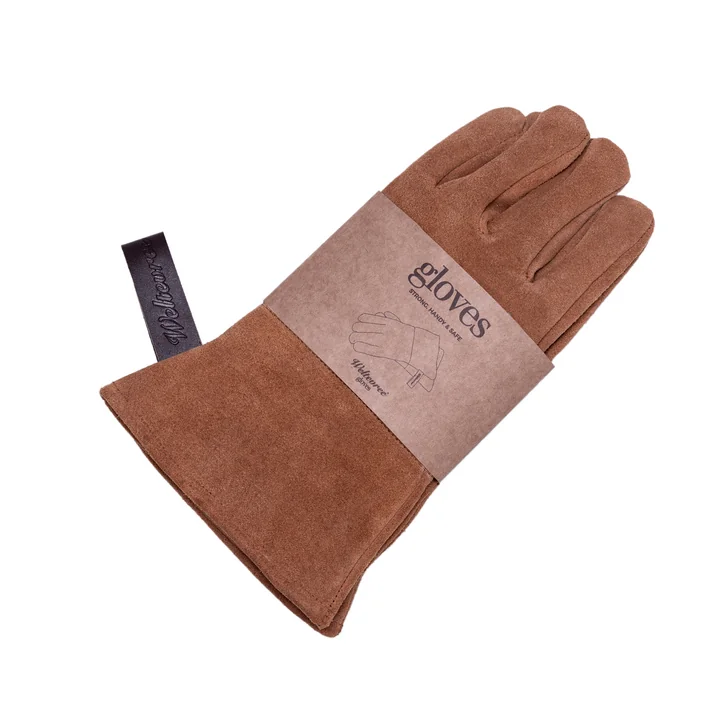 Gants de grill Weltevree en acier pour four d'extérieur de couleur marron