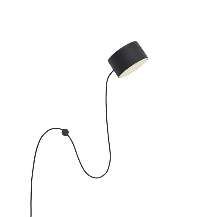 Post Applique murale LED de Muuto en noir
