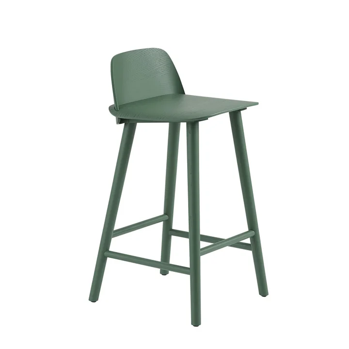 Nerd Tabouret de bar H 65 cm de Muuto en vert