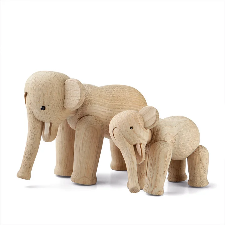 Éléphant en bois de Kay Bojesen