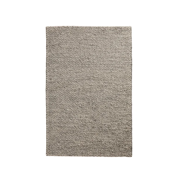Tapis à poils 90 x 140 cm Woud en gris foncé