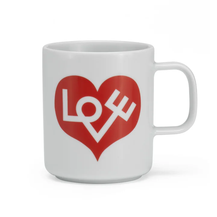 Coffee Mug Love Heart de Vitra en rouge