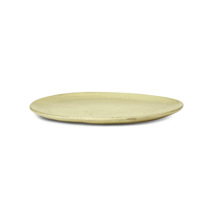 Flow Assiette Ø 22 cm de ferm Living en jaune