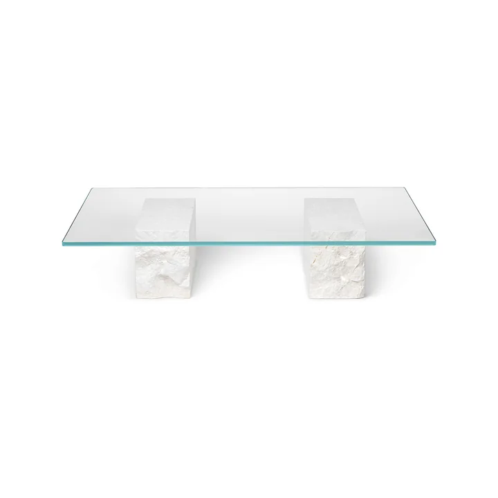 Mineral - Table basse, Bianco Curia de Ferm Living