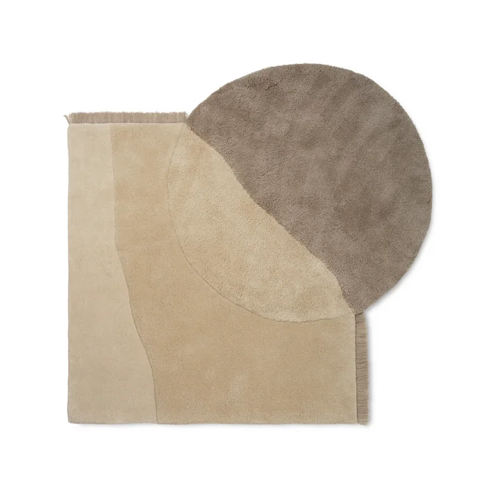 View Tufted Tapis par ferm Vivre en beige