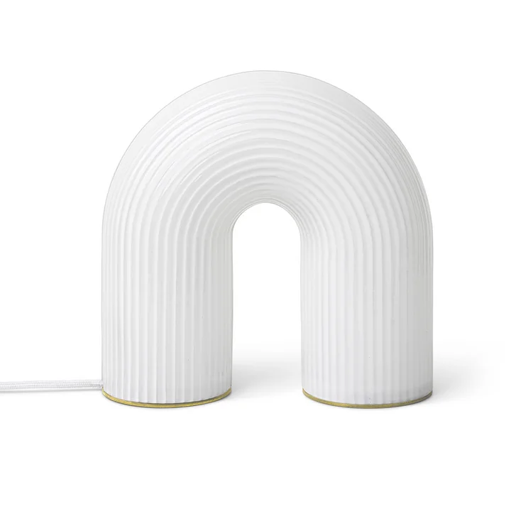 Vuelta Lampe de table / blanc par Ferm Living
