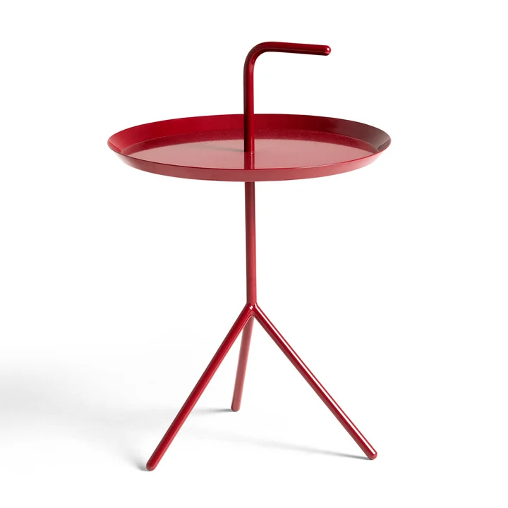 Table d'appoint DLM HAY en rouge cerise brillant