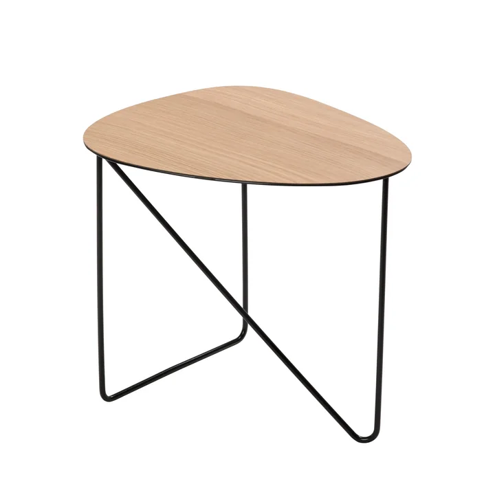 Curve Table d'appoint M, chêne / noir de Lind DNA