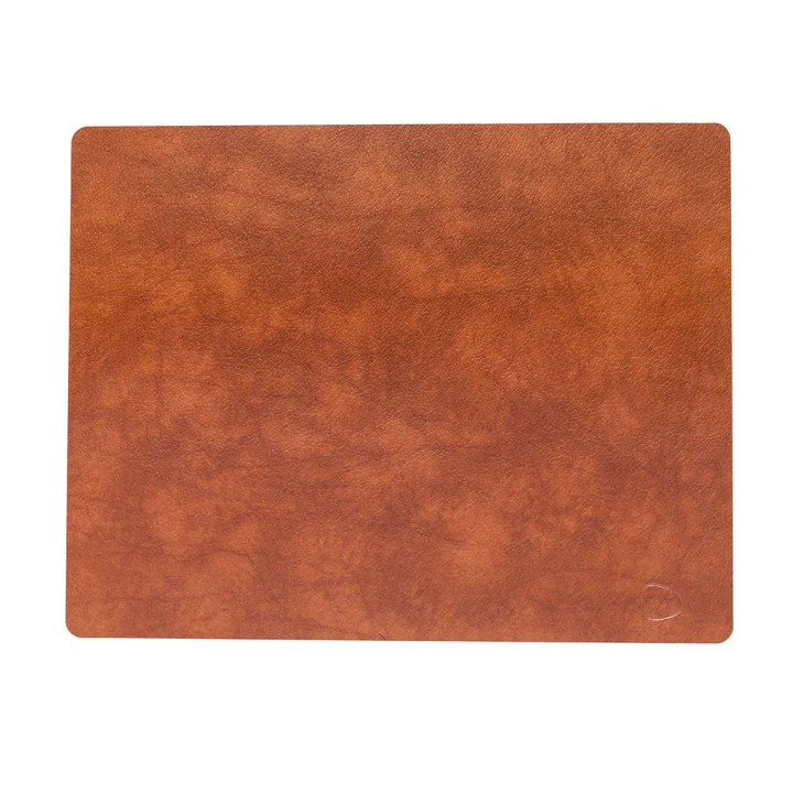 Set de table Square L 35 x 45 cm, Bull cognac de Lind DNA