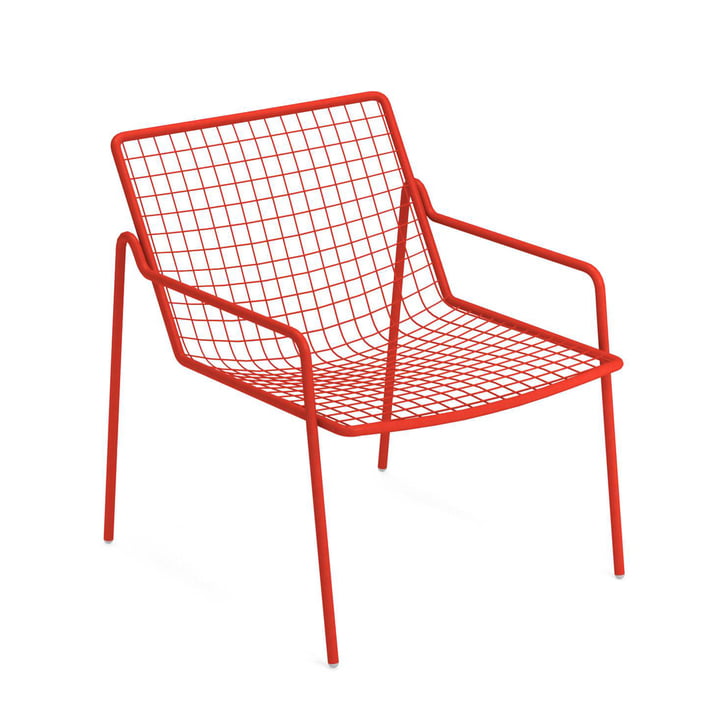 Chaise longue Rio R50, rouge écarlate de Emu