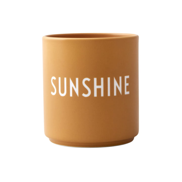 AJ Favourite Tasse en porcelaine, Sunshine de Design Letters