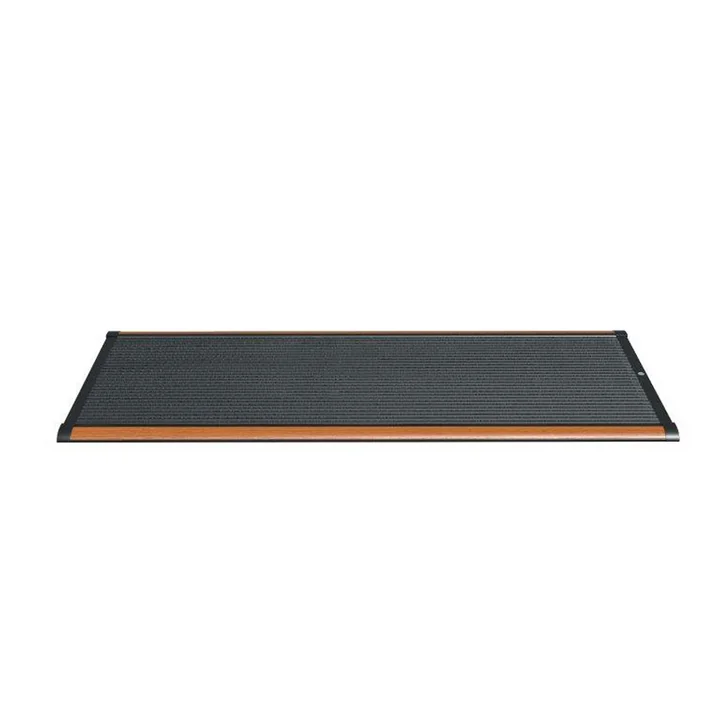 Paillasson Extérieur 120 × 70 cm Rizz en teck / anthracite