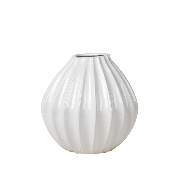 Wide Vase, Ø 30 x H 30 cm, ivory de Broste Copenhagen