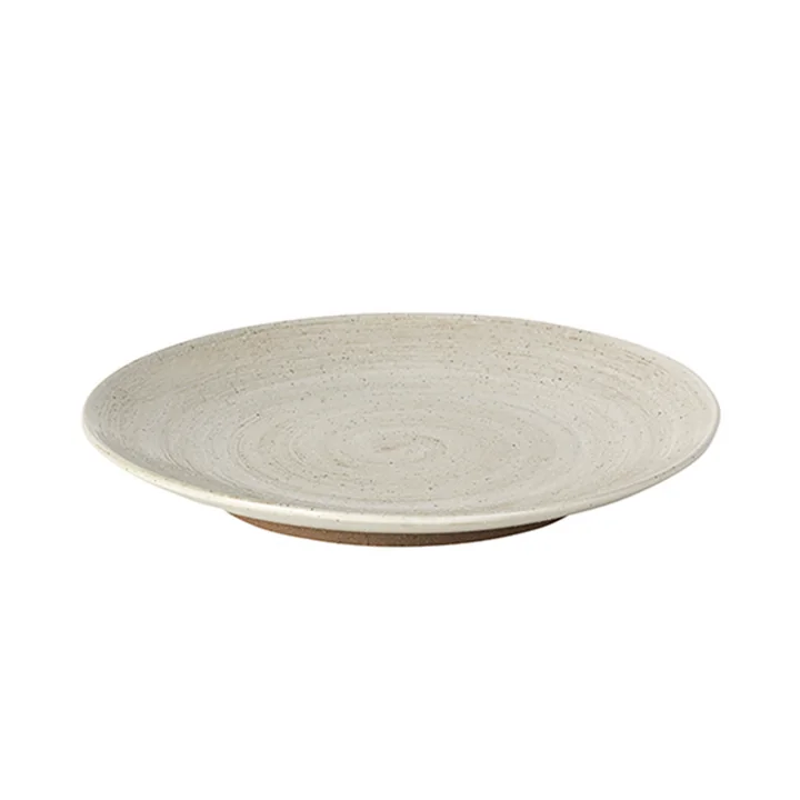 Grød Assiette à dessert, Ø 20 x H 2.4 cm, sable par Broste Copenhagen