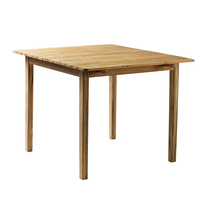 M3 Table de jardin 90 x 104,5 cm de FDB Møbler en teck