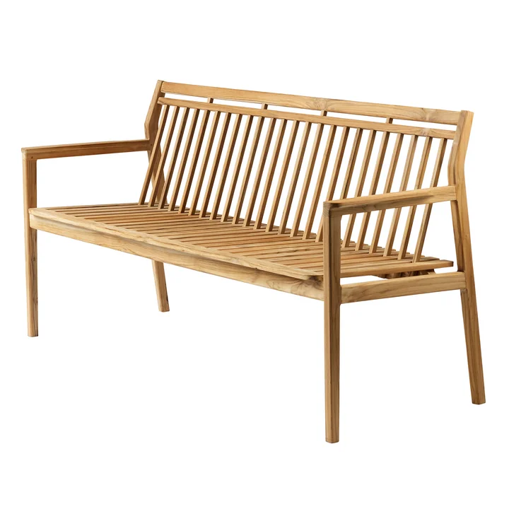 M11 Banc de jardin 63,5 x 162 cm de FDB Møbler en teck