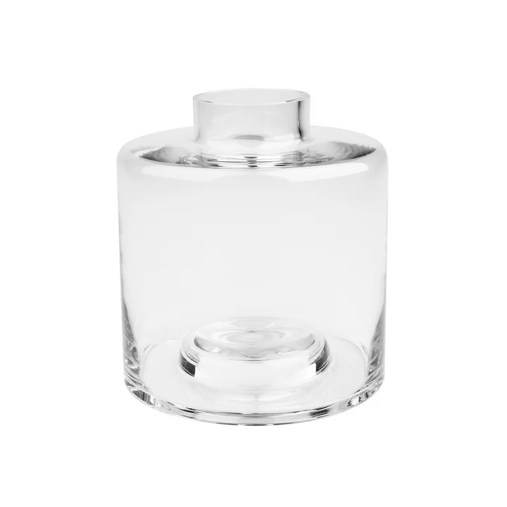 Stackable Vase Ø 14 x H 15 cm, transparent de Collection